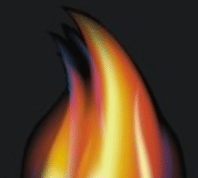 Cropped flame image for favicon