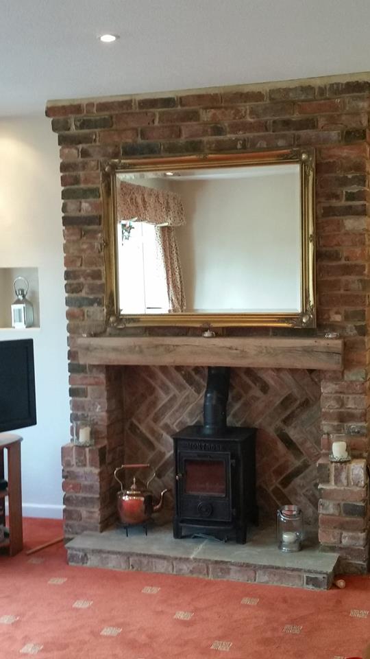 One of the stylish stoves we have installed to create a beautiful fireplace